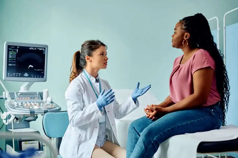 Rejuvenating Intimacy: Exploring Surgical Solutions for Vaginal Laxity 1 Woman have consultation about vaginal laxity East Grinstead